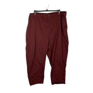 Old Navy High-Rise OG Chino Pants 3X Burgundy